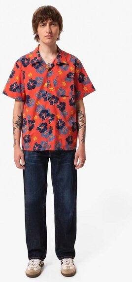 Nudie Jeans ARTHUR Flower Hawaii Shirt