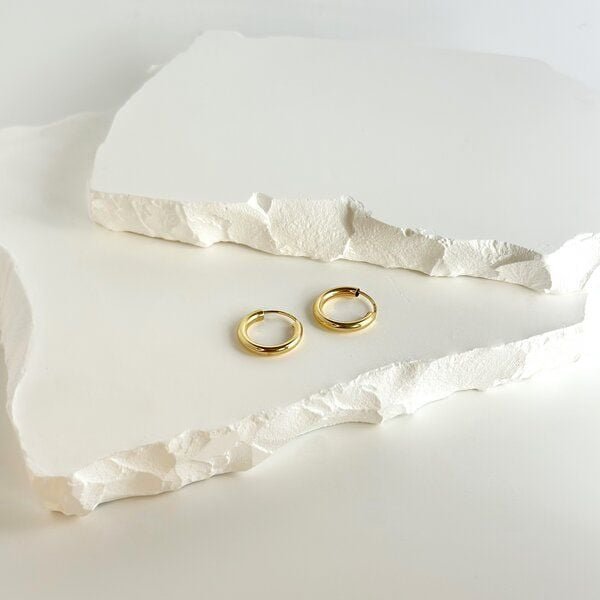 MOANINA Ohrringe Hoops Isabella • 14k Echtgold