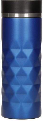 elasto Premium Edelstahl Thermobecher Diamond - 450 ml - auslaufsicherer Verschluss