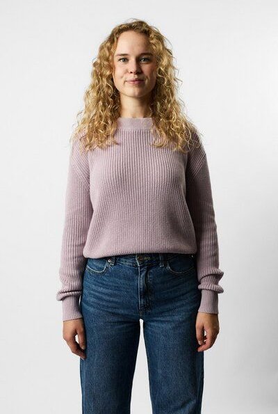 ettics STUDIO cropped organic knit pullover