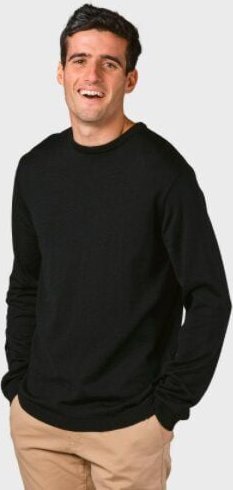 Klitmøller Collective Merino-Strickpullover - Mens Basic Merino Wool - mulesingfrei