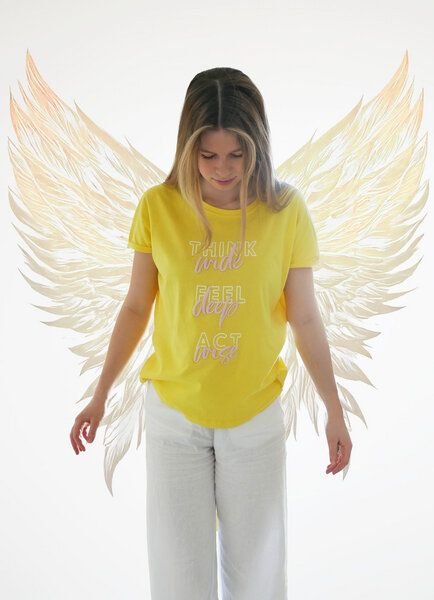 SPARKLES OF LIGHT Boxy Shirt | THINK FEEL ACT