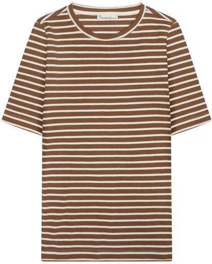 KnowledgeCotton Apparel T-Shirt - CANNA gestreift