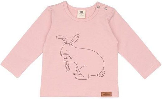 Langarmshirt Baby Bio-Baumwolle Rosa – weicher Jersey von Walkiddy, hautfreundlich, vegan & fair produziert – nachhaltig...