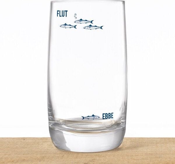 Bow & Hummingbird Kristallglas Ebbe & Flut