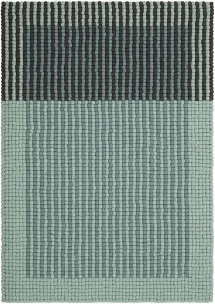 myfelt Filzkugelteppich Horizon rechteckig, 100% Schurwolle