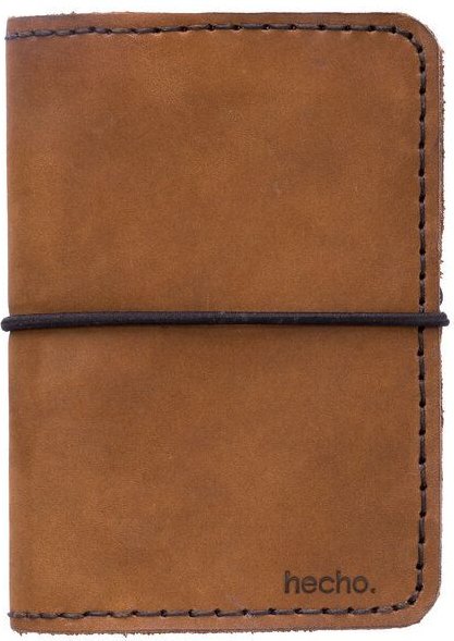 hecho. Reisepasshülle | Impfpasshülle aus Pull-Up Leder | Handmade & Fair-Fashion | Lederhülle