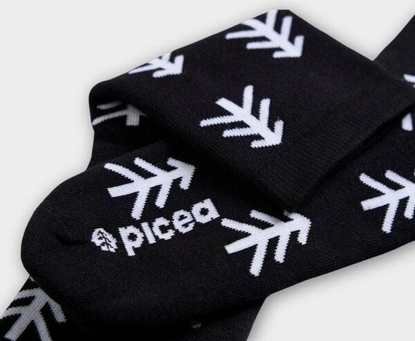 picea (by bleed) Fichtenliebe Thermo Socken Schwarz