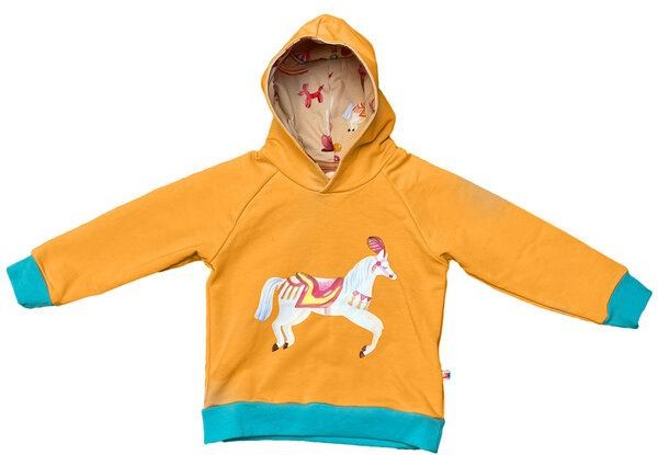 Curious Stories Hoodie für Kinder aus Bio-Baumwolle "Jahrmarkt"