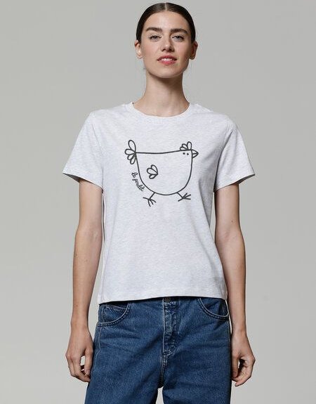 Thumbnail - watapparel T-Shirt Frauen Le poulet - das Huhn