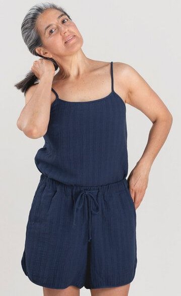 erlich textil Finja Mousseline Top aus Bio-Baumwolle, made in Europe