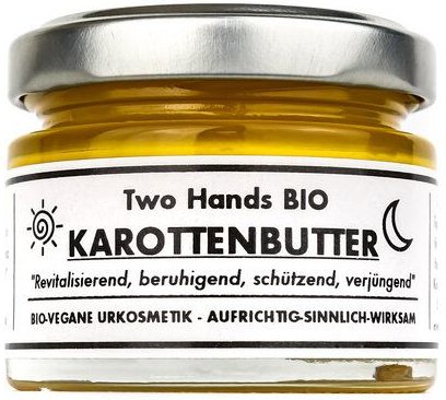 Two Hands BIO Karottenbutter aus Bio-Karotte & Bio-Sheabutter - Bio Vegan