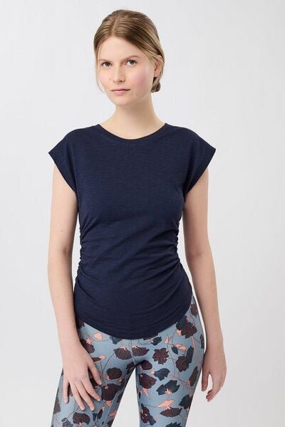 Mandala Side Ruffled Top