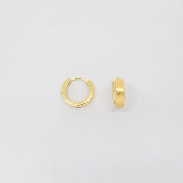 fejn jewelry Creole 'satin huggie'