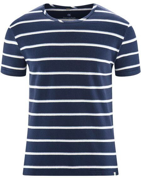 HempAge gestreiftes Hanf T-Shirt