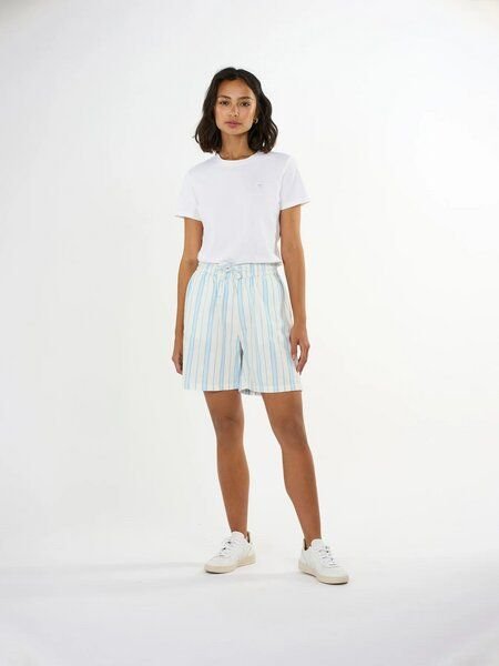 KnowledgeCotton Apparel Cotton elastic waist shorts