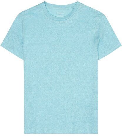 KnowledgeCotton Apparel Regular Leinen-T-Shirt aus Bio-Leinen - GOTS/Vegan