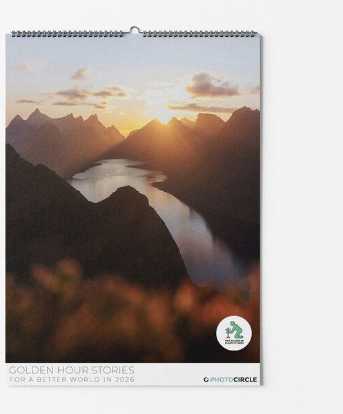 Photocircle Golden Hour Stories Wandkalender 2026 / Fotokalender mit Goldene Stunde Landschaftsbildern von Reiner Hofer