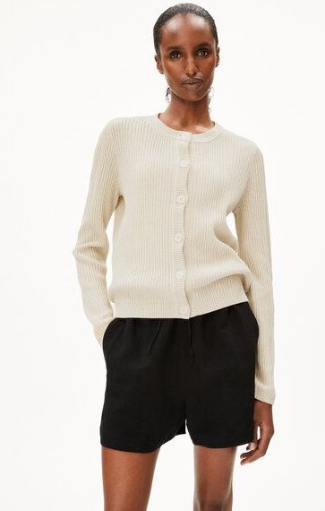 ARMEDANGELS RICALAA LINO Damen Strickjacke aus Leinen-Mix