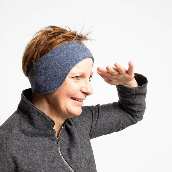nahtur-design Ohrenwärmer | Stirnband aus Flauschloden | Wendefunktion