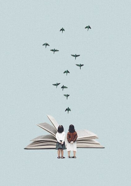 Photocircle Wandbild / Kunstdruck / Poster / Leinwand - We communicate silently