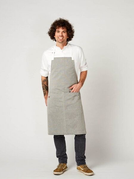 Thumbnail - KAYA&KATO Latzschürze lang SALZ&PFEFFER