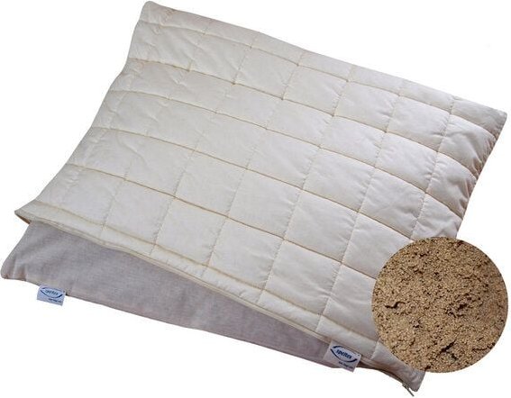 Speltex Schlafkissen mit Innenkissen und Stepphülle