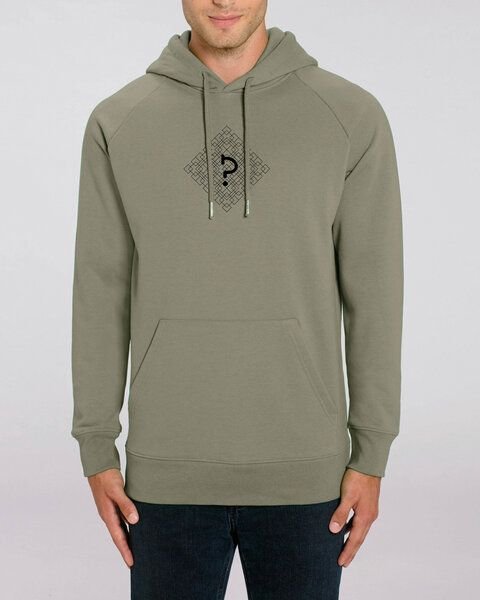 Human Family Bio Herren Hoodie "Reaper - Geometric Questionmark" in 5 Farben