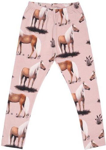 Walkiddy Beauty Horses - Nachhaltige Rosa Leggings, Umweltfreundlich & Stilvoll – GOTS zertifiziert