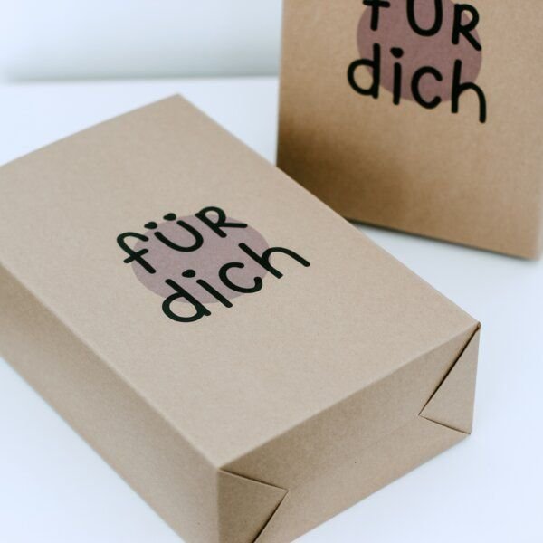 Fines Papeterie 3 Faltschachteln für Geschenke und Boxbeutel