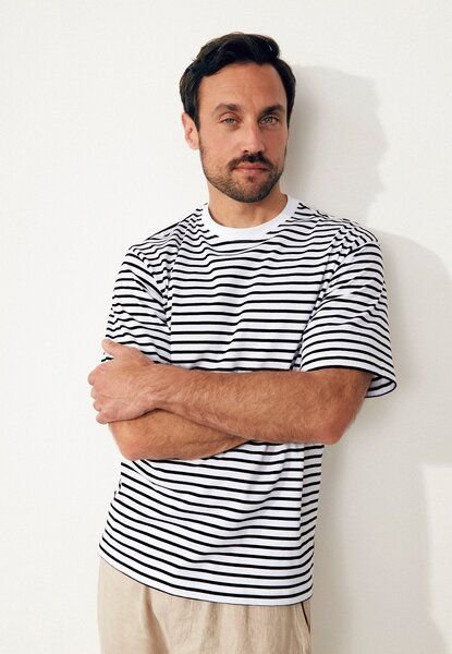 Givn Berlin Gestreiftes T-Shirt GBLASSE aus Bio-Baumwolle