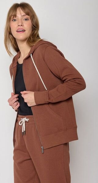 GREENBOMB Basic Vivid - Bequeme Zipjacke aus Bio-Baumwolle / GOTS / Fair & Vegan