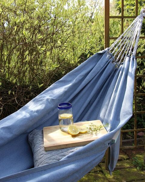 GLOBO Fair Trade Hängematte "Denim"