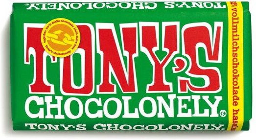 Tony´s Chocolonely Vollmilchschokolade mit Haselnüssen - 180 Gramm