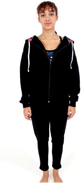 BAGHI Sweat Jacke organic schwarz GOTS