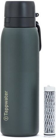 Tappwater BottlePro Adventure - Wasserflasche 750ml. Thermoflasche mit Filter, filtert 99,99% der Krankheitserreger. Für...