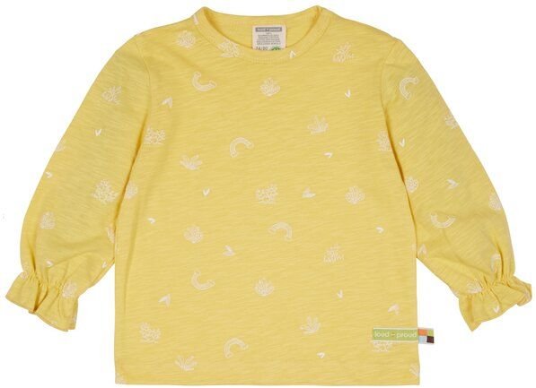 loud + proud Babys & Kinder Shirt Slub Jersey mit Druck, GOTS-zertifiziert