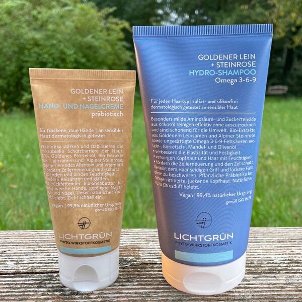 LICHTGRÜN SET Hydro Basics Body Shampoo + Hand- und Nagelcreme präbiotisch