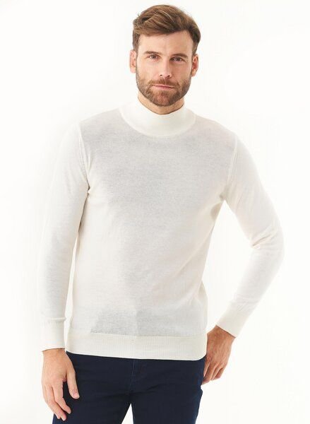 Thumbnail - ORGANICATION Rollkragenpullover aus Bio-Baumwolle