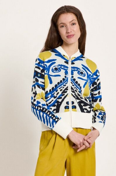 LANIUS Jacquard Strickjacke