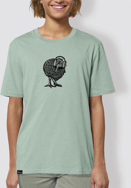 little kiwi Frau T-Shirt, "Abschalten", Aloe, Green Bay