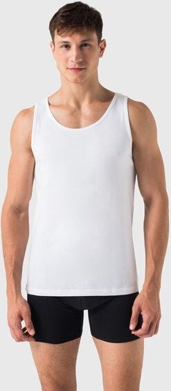 Thumbnail - Burnell & Son Unterhemd Herren 3er Pack Tank Top Achselshirt Feinripp extra lang