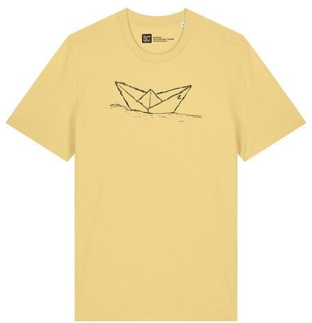 ilovemixtapes Paperboat Papierschiff Relaxed Unisex T-Shirt aus Bio-Baumwolle