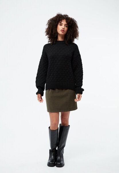 Givn Berlin Stricksweater GBJUSTINE aus Bio-Merinowolle mit Bubbleknit