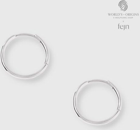 fejn jewelry Ohrringe 'simple huggie' schlichte Creole