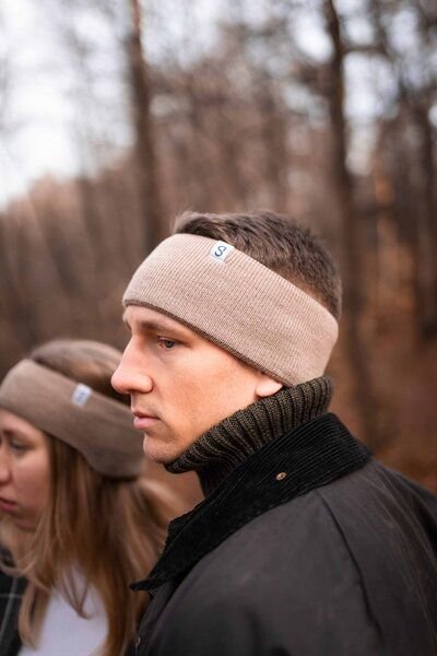 Grote Strick Stirnband ALTER KRAN GOTS-zertifizierte Merinowolle