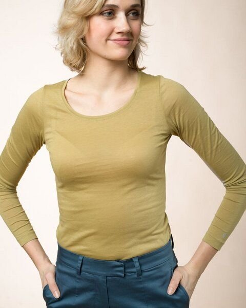 Alma & Lovis Langarmshirt aus 100% Bio-Baumwoll-Jersey (kbA) | Pure Shirt