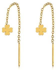 ELEKTROPULLI Ohrringe mit Sonne, Mond, Stern, Herz, Schmetterling, Blume, Glücksklee, Kristall