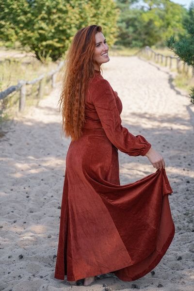 Vivien Joy Langer Cordrock mit Schwung - Marleen Rock