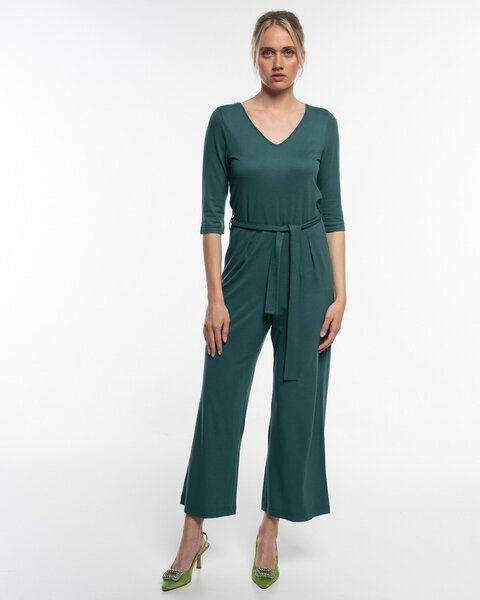 Alma & Lovis Eleganter Einteiler aus fließendem EcoVero | Pique Jumpsuit